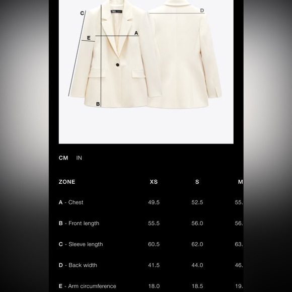 ZARA Brand New Blazer | Organic Cotton | Size XS - Picture 5 of 11